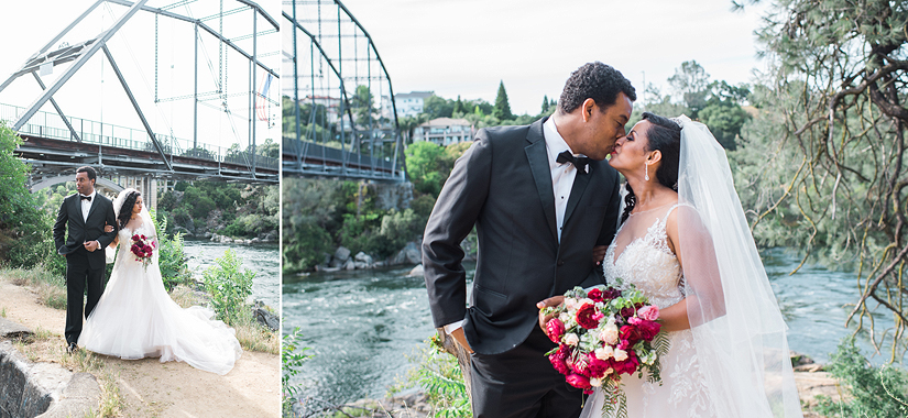 Folsom Rainbow Bridge Wedding Photography