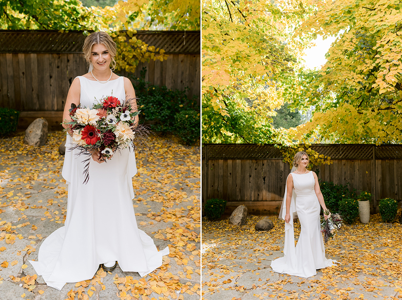 Fall wedding in Northern California Photographer