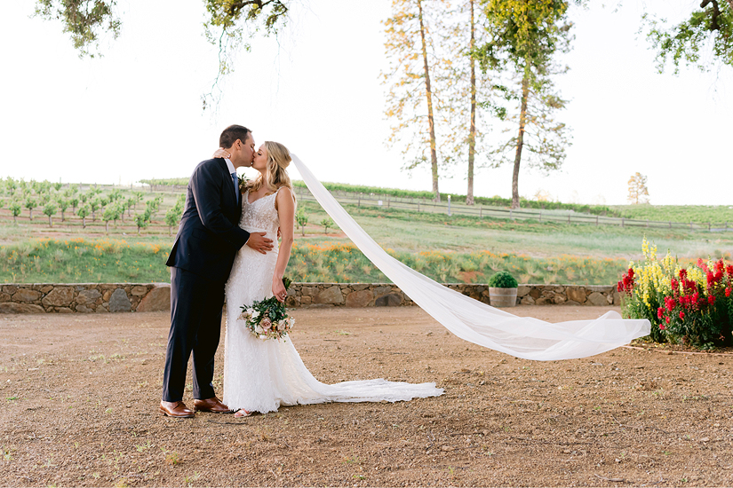 Spring Wedding at Helwig Winery in Plymouth