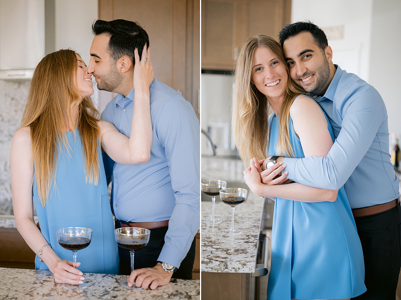 At Home Engagement Photos