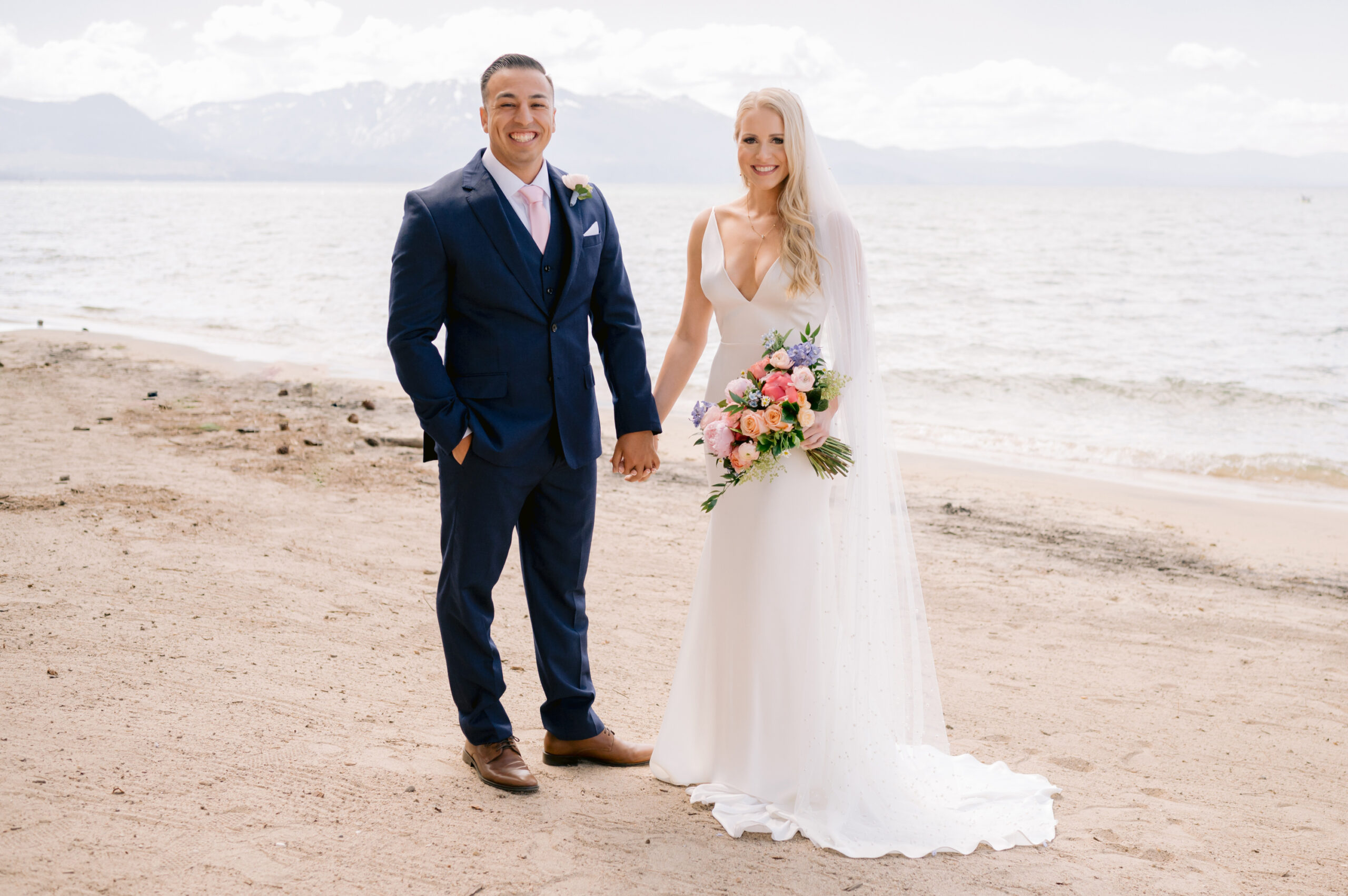 Tahoe Beach Retreat Wedding Photographer
