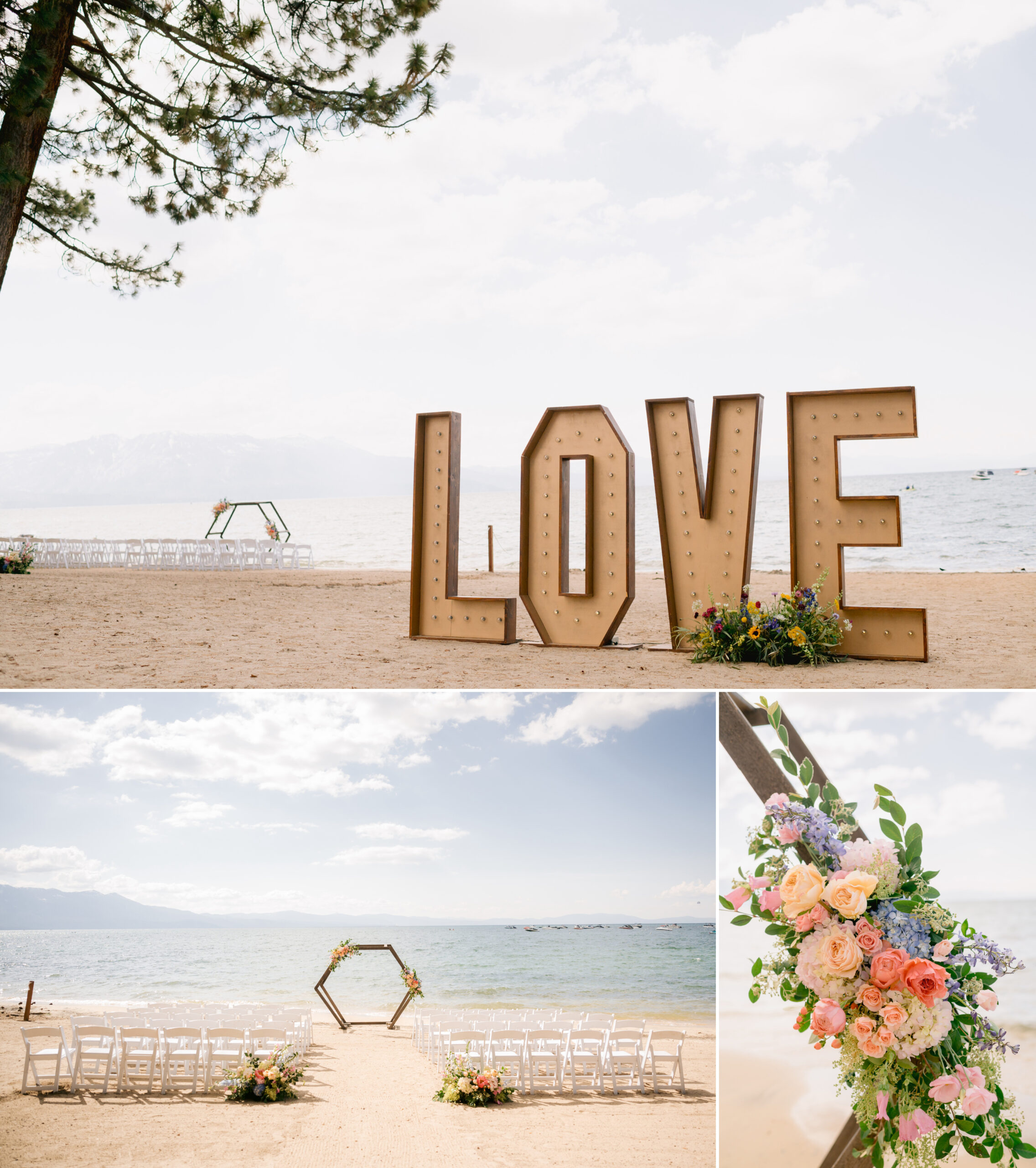 Beach Wedding in South Lake Tahoe 
