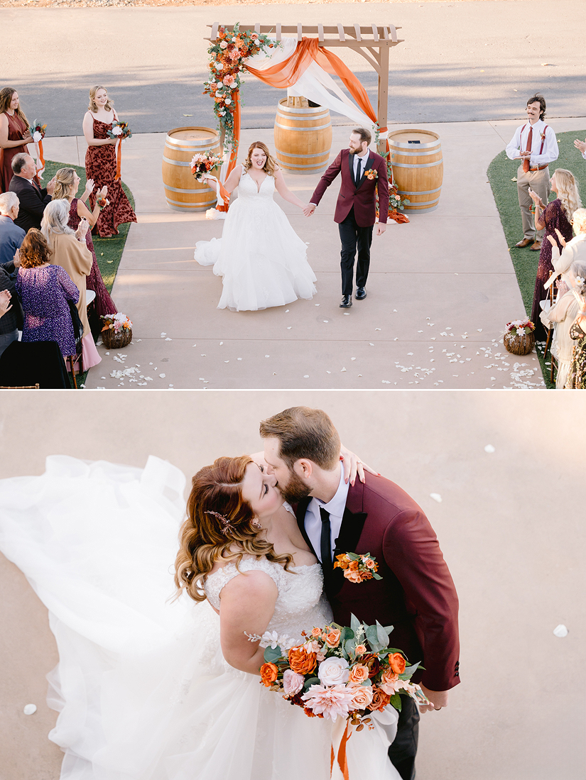 Ceremony at Helwig Winery 