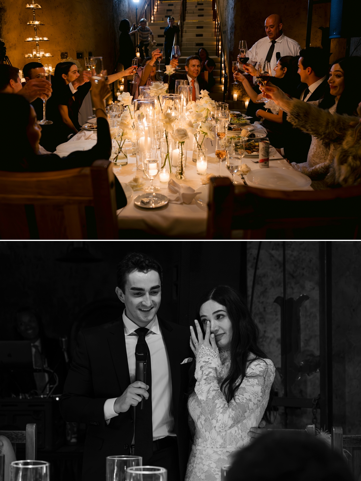 Wine cave receptin at Helwig Winery Wine cave receptin at Helwig Winery